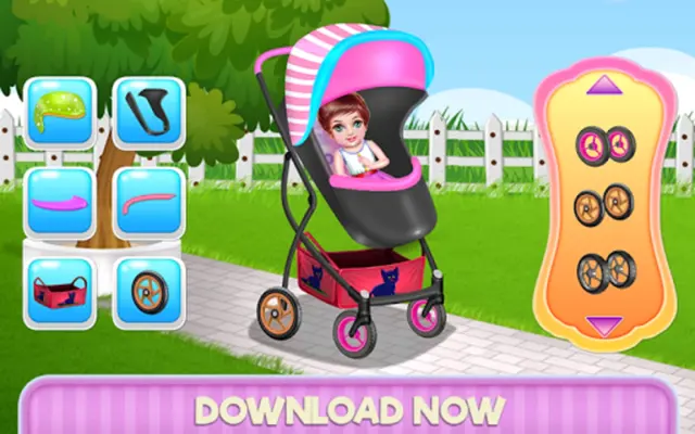 Create Your Baby Stroller android App screenshot 0